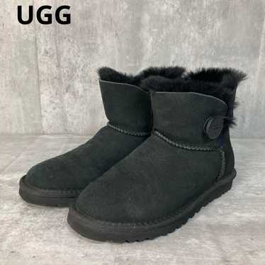 UGG Australia Mini Bailey Button Sheepskin Boots 2