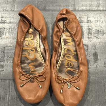 Sam Edelman Maple Sugar Leather Flats Size 8