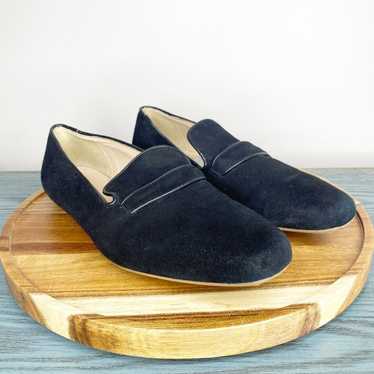 J Crew Black Suede Loafer Womens 7.5