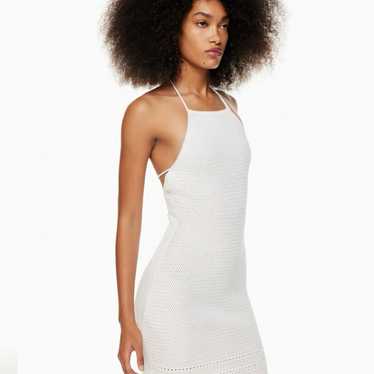 aritzia wilfred halter dress