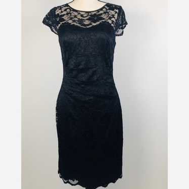 Eliza J Embroidered Lace Dress Size 8