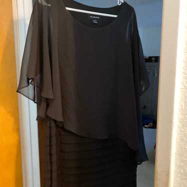 Black knee length dress