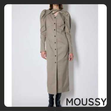 【 MOUSSY 】NECK TIE PUFF Dress