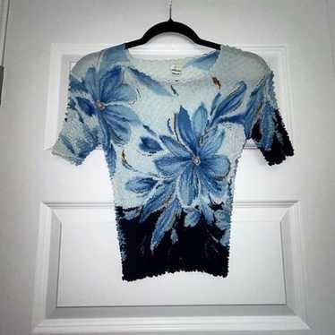 Vintage Cache Y2K Floral Print One Size Fits Most… - image 1