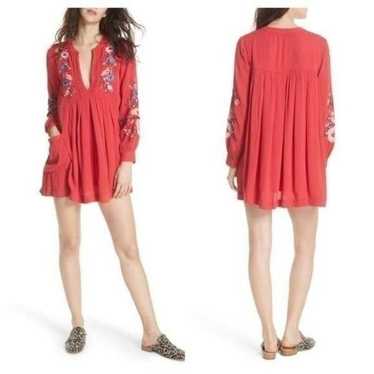 Free People Mia Embroidered Minidress