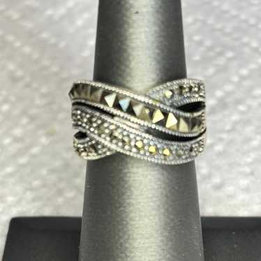 Ring Sterling silver marcasite ring