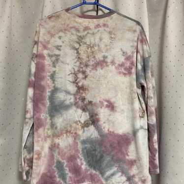 Tie-dye long-sleeve T-shirt