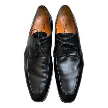 Santoni Leather lace ups