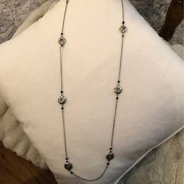 Brighton silver and black necklace