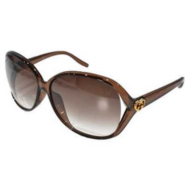 小物 GUCCI sunglasses stone Heart brown gold Gucci GG1314S 005 Beige/Brown Mirrored Oversized Square