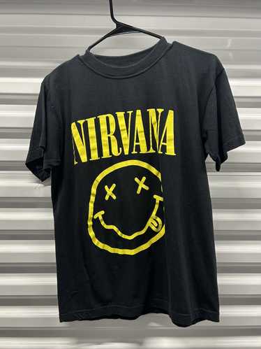 Band Tees × Nirvana × Vintage 90s euro nirvana s