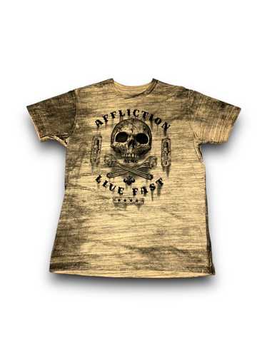 Affliction Affliction live fast skull t-shirt