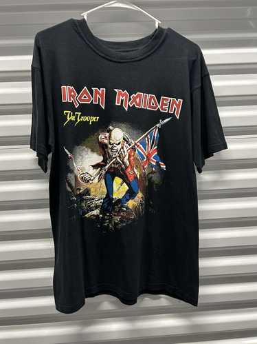 Band Tees × Iron Maiden × Vintage 90s euro Iron Ma