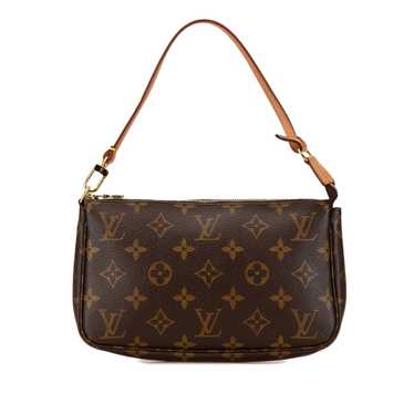 Brown Louis Vuitton Monogram Pochette Accessoires 