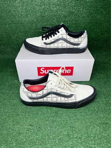 Supreme Vans Old Skool Supreme Grid Size 10.5 100%