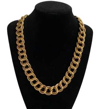 Givenchy Vintage 1970’s Gold Tone Necklace 10”