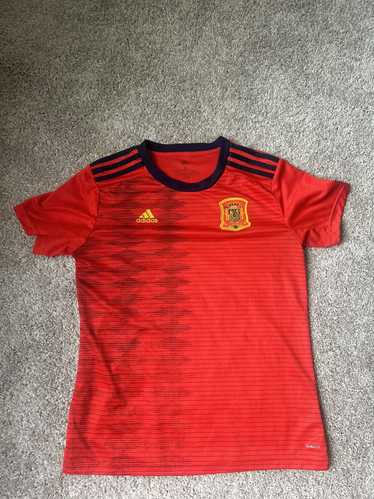 Adidas × Soccer Jersey × Vintage Spain x Adidas x 