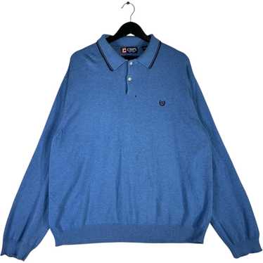 Chaps Chaps Mini Logo Collared Sweater