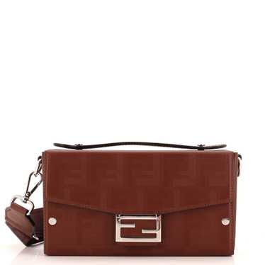 FENDI Baguette Soft Trunk Bag Zucca Leather