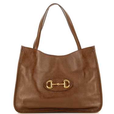 GUCCI Horsebit 1955 Tote Leather Medium