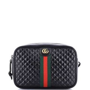 GUCCI Trapuntata Camera Bag Quilted Leather Small