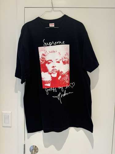 Tシャツ・カットソー FW17 SUPREME MADONNA & CHILD TEE BLACK S-XL Supreme Madonna & Child Tee (FW17) - $44