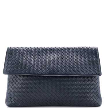 Bottega Veneta Flap Portfolio Clutch Intrecciato N