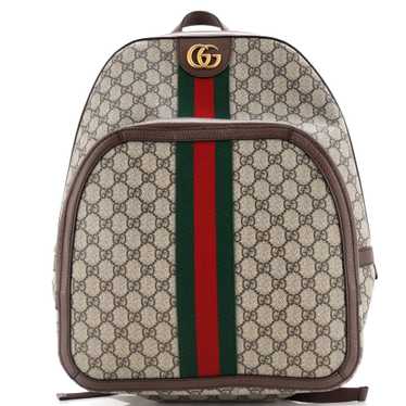 GUCCI Ophidia Backpack GG Coated Canvas Medium