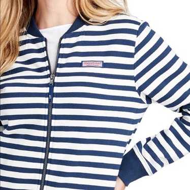 VINEYARD VINES Striped Shep Shirt Bomber Jacket