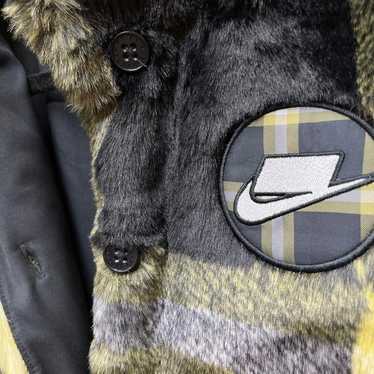 Nike Fur Coat Checkered Pattern