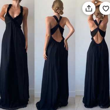 Max and Cleo Black Silk /Cocktail Dress