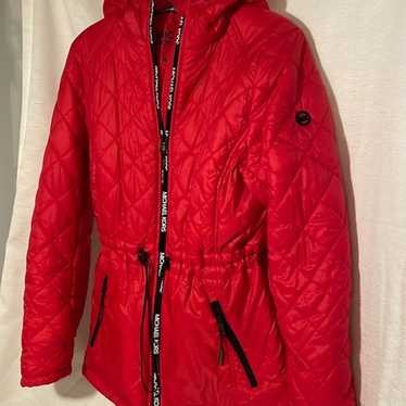 MICHAEL Michael Kors Red Puffer Coat