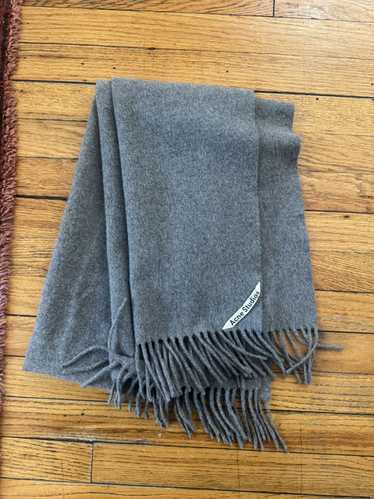 Acne Studios Grey Wool Blend Scarf