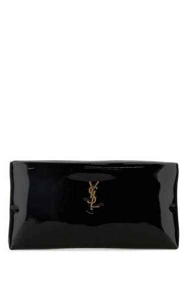 Saint Laurent Paris Black Synthetic Leather Calyps