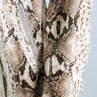 Michael Kors Snake Print Trench Coat