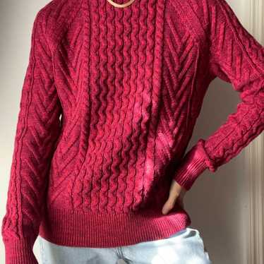 Gap chunky wavy cable knit sweater