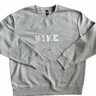 Vintage Nike spell out grey crewneck