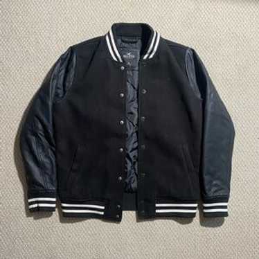 Hollister MENS ジャケット Men's Washed Black Denim Skater Jacket | Men's Jackets