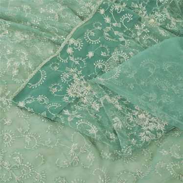 Sanskriti Vintage Mint Green Sarees Mint Green Han