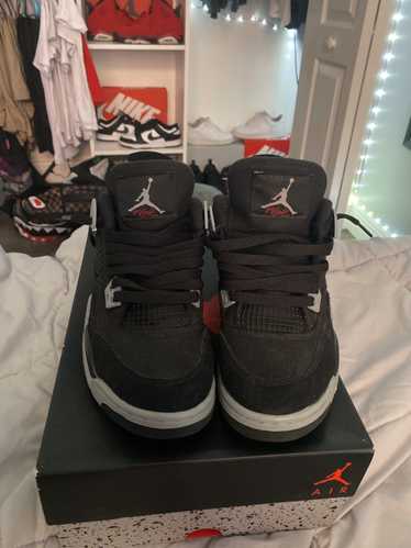 Jordan Brand Jordan 4 Black Canvas Size 6