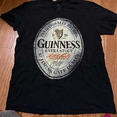 Guinness beer black t shirt