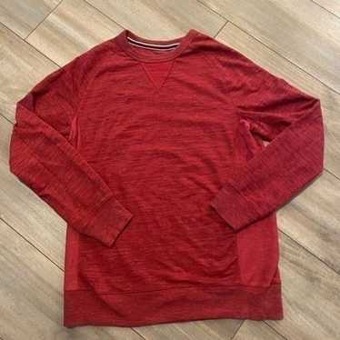 Champion Red Longsleeve Lightweight Sweater Men Me