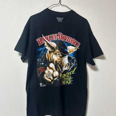 Harley-Davidson Pig Graphic T-Shirt Black