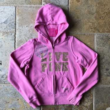 Victoria’s Secret PINK BLING Full-Zip Vintage Hood