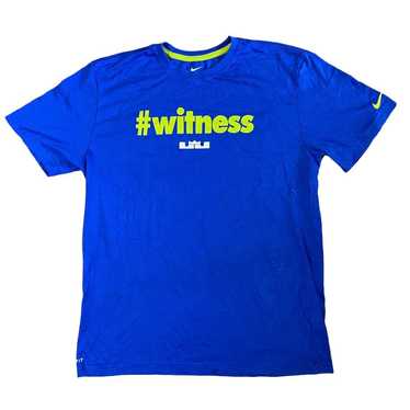 Nike #witness lebron james t shirt