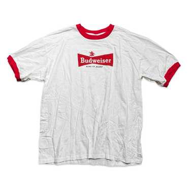 Budweiser King of Beers Y2K Ringer T-Shirt