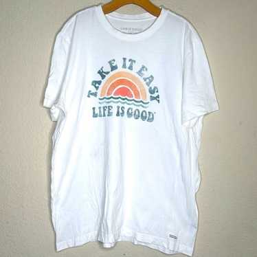 Life Is Good Take It Easy Men's Tee Extra Large