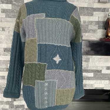 Express Handknitted Internationale Patchwork Sweat