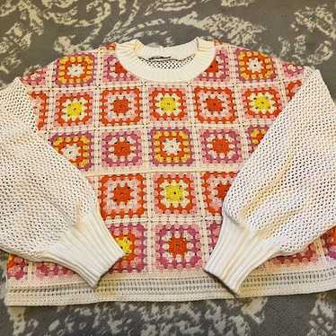 Zara knit top size small