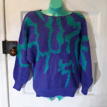 Christine vintage 1980s retro sweater small